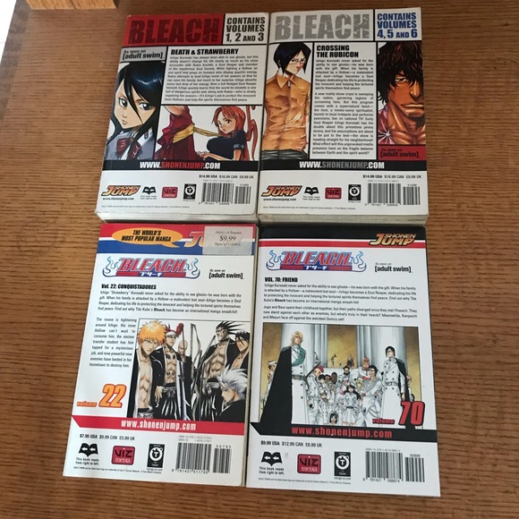 Bleach Shonen Jump Manga 3 in 1 omnibus Vol 1-3, 4-6, & single vol 22 & 70 - Picture 6 of 6